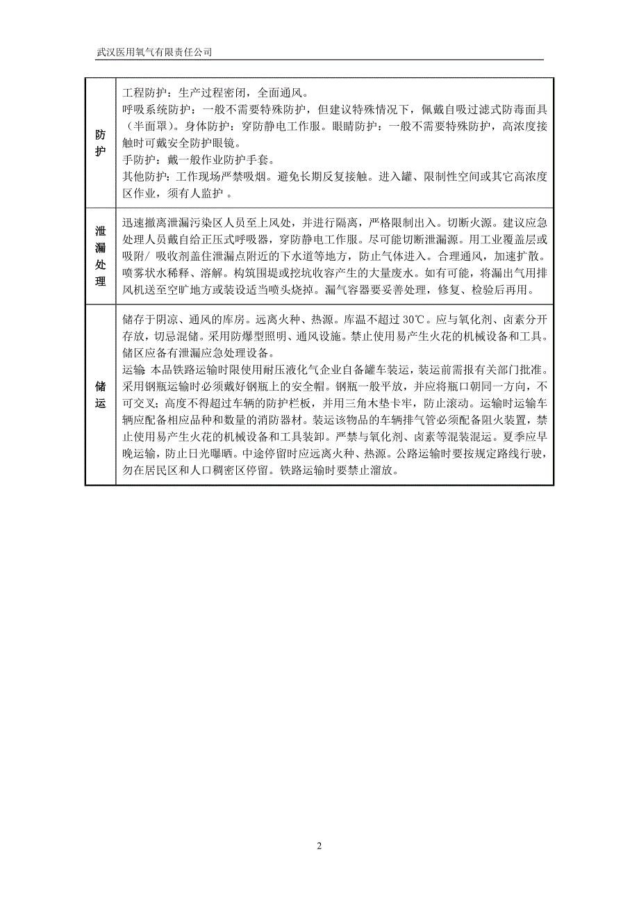 丙烷安全技术说明书(MSDS)_第2页