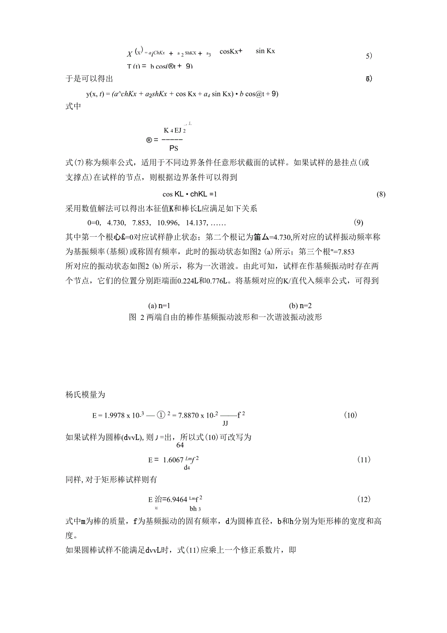 动态法测杨氏模量实验报告_第3页