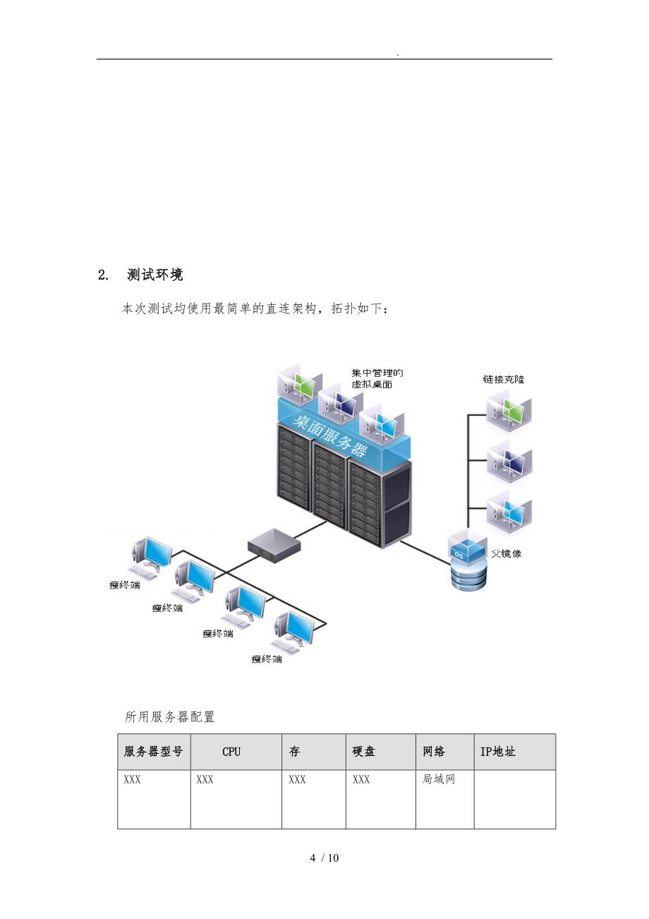 桌面虚拟化测试方案_第4页