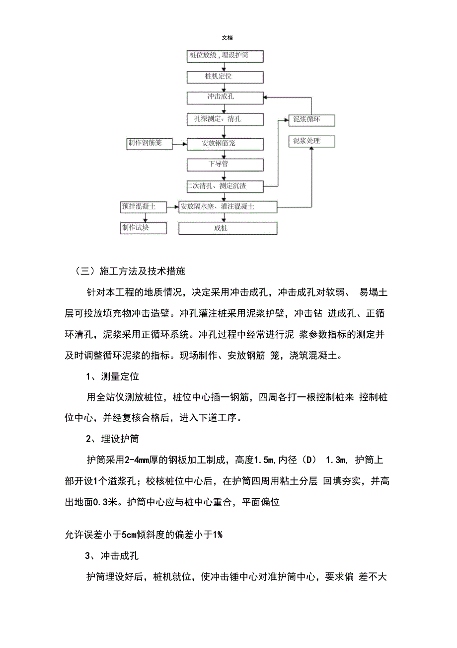 泥浆护壁机械冲孔灌注桩方案设计_第4页