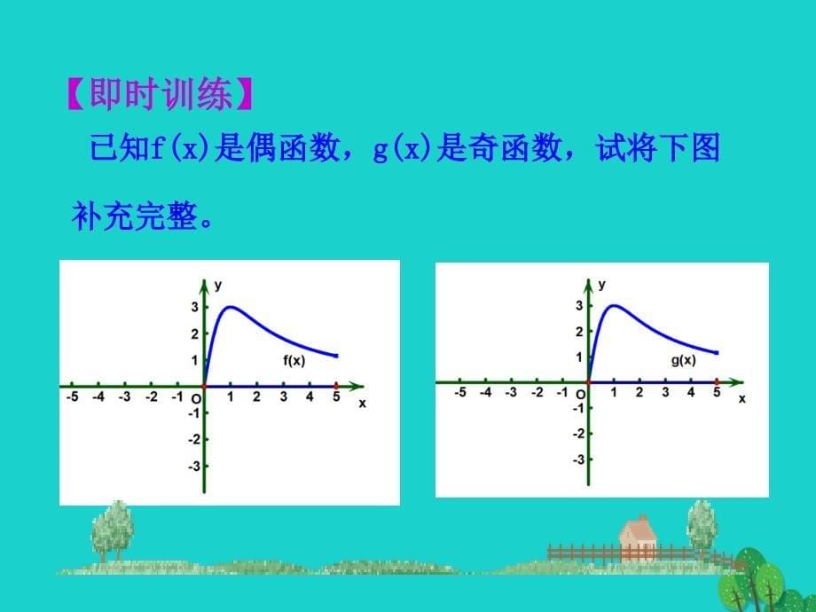 高中数学情境互动课型集合与函数的概念132奇偶性时习题课——函数奇偶性的应用课件新_第5页