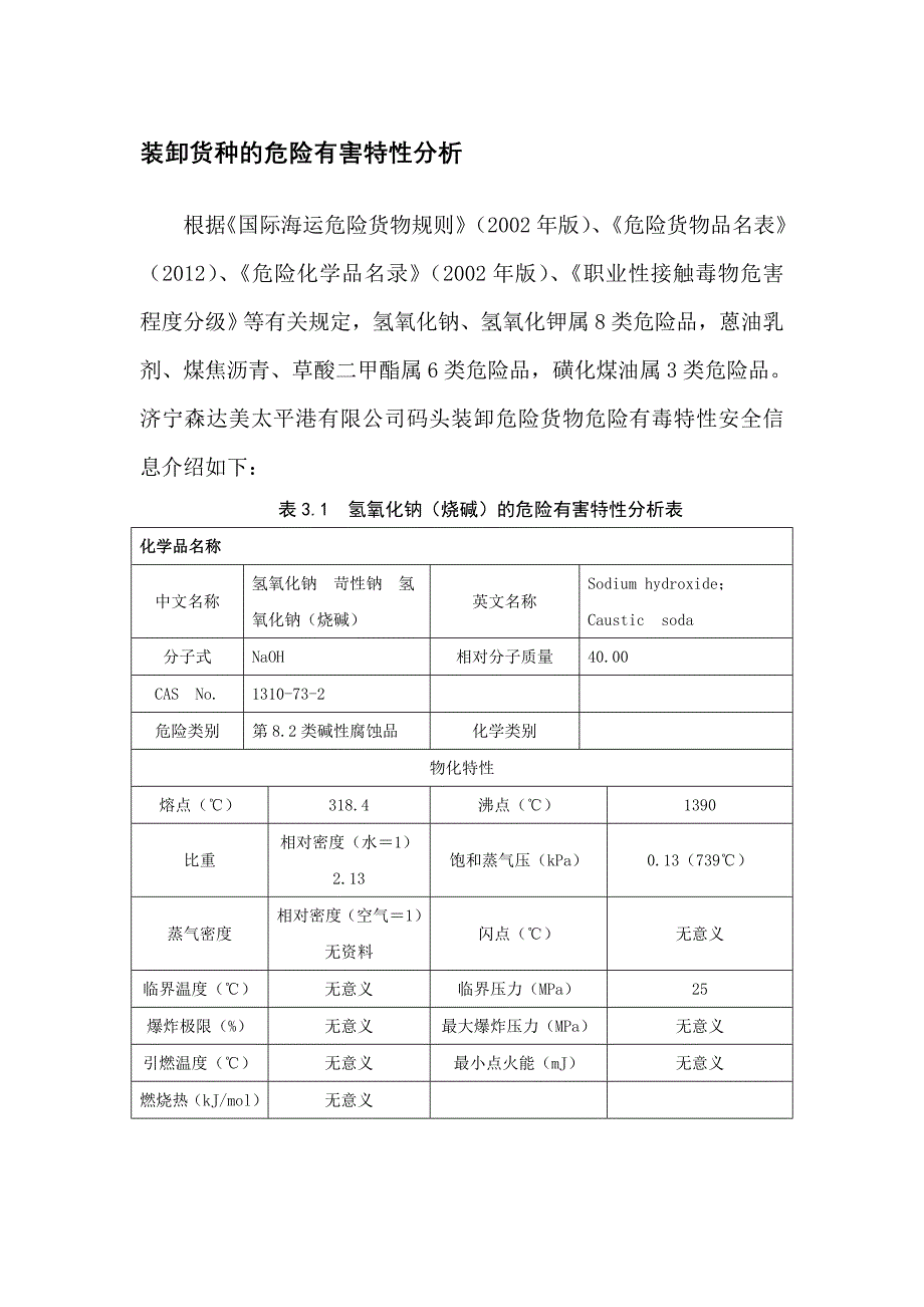 装卸货种的危险有害特性分析_第1页