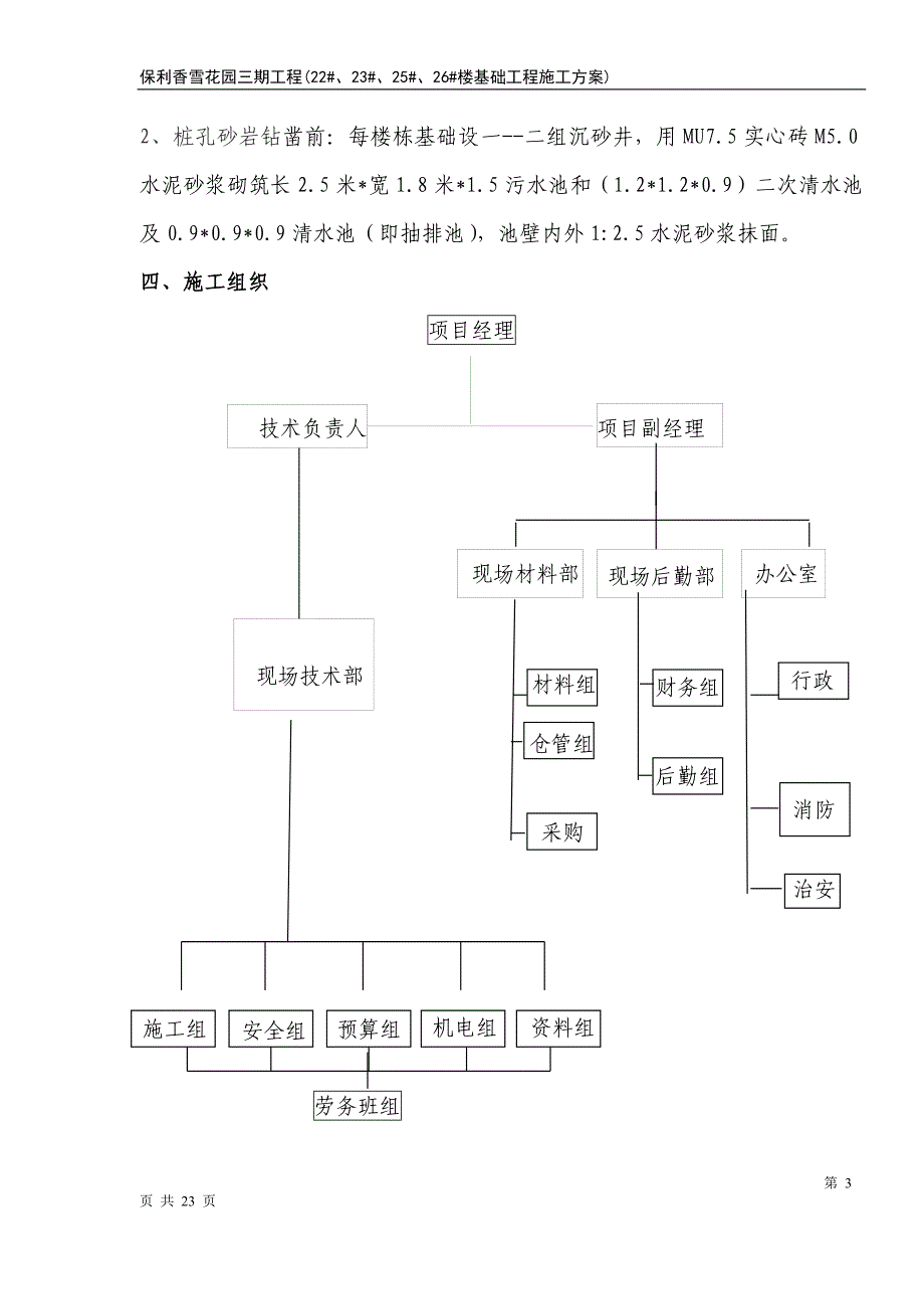 保利香雪三期工程(22、23、25、26#)基础施工方案.doc_第3页