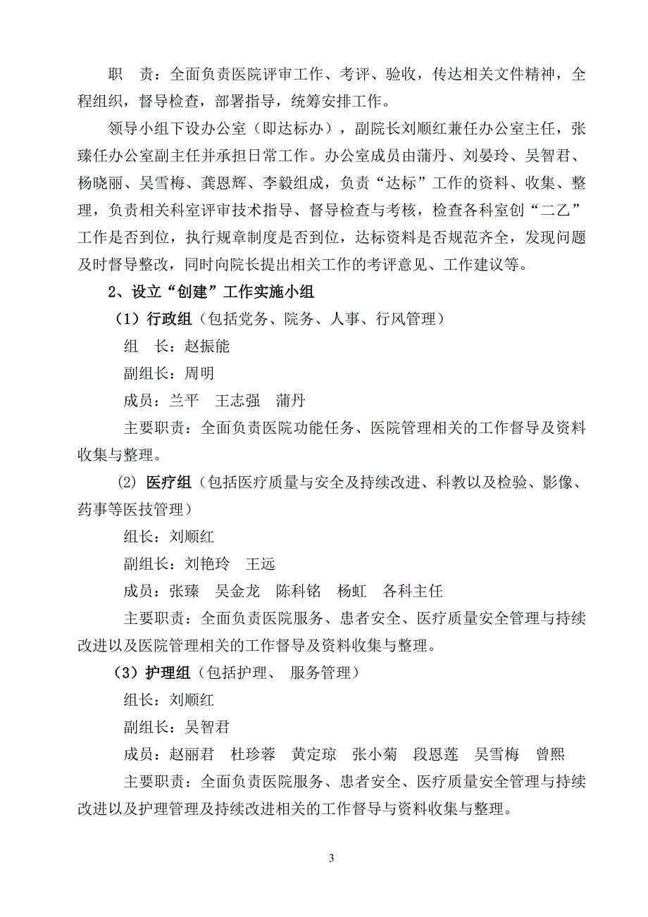 人民医院创建二级乙等综合医院实施方案_第3页