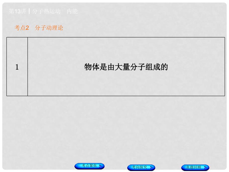 安徽省中考物理 教材复习 第13讲 分子热运动 内能课件_第4页