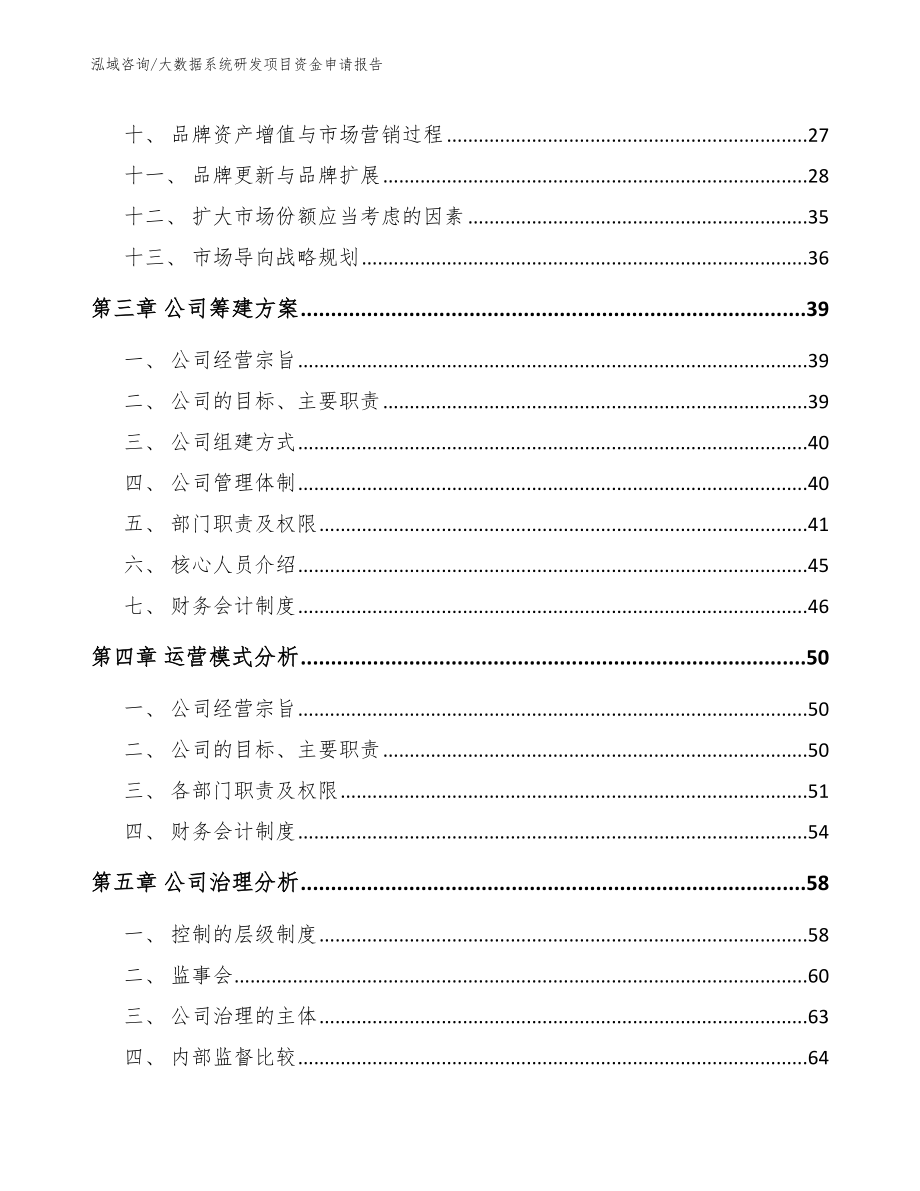 大数据系统研发项目资金申请报告（模板）_第2页