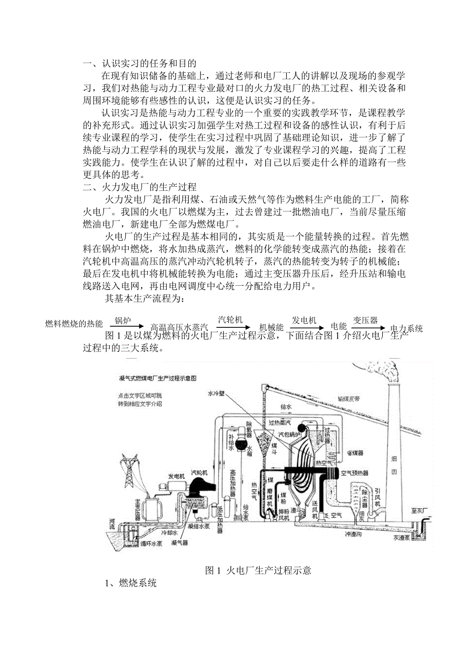 电厂认识实习报告_第3页