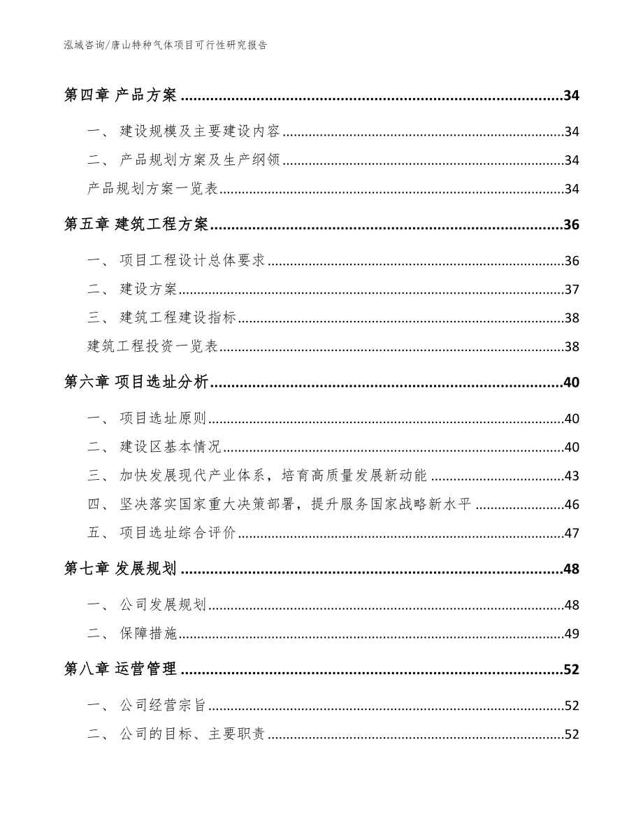 唐山特种气体项目可行性研究报告_第3页