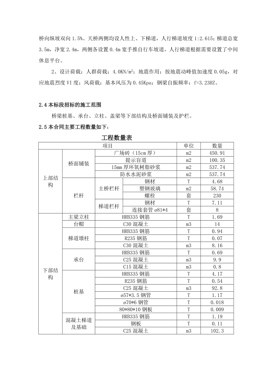 人行天桥工程施工组织设计_第3页