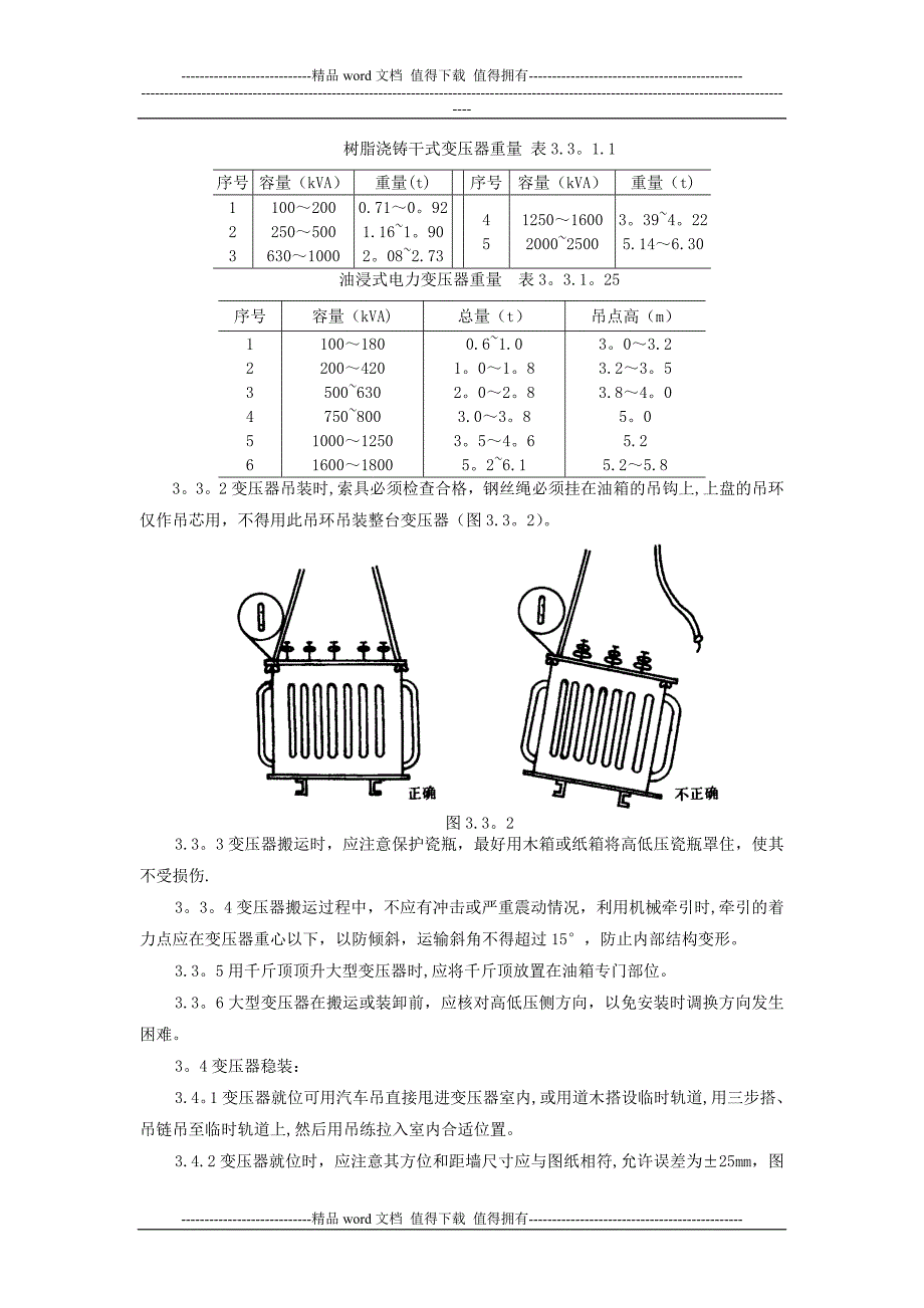 变压器安装施工工艺标准_第3页