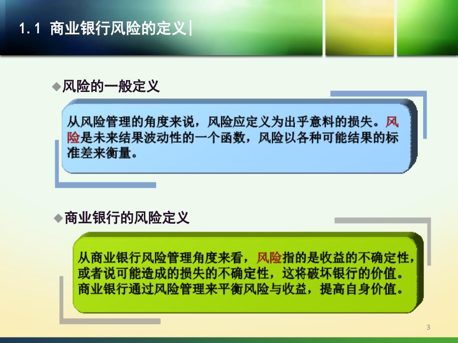 商业银行的风险管理1基本理论副本_第3页