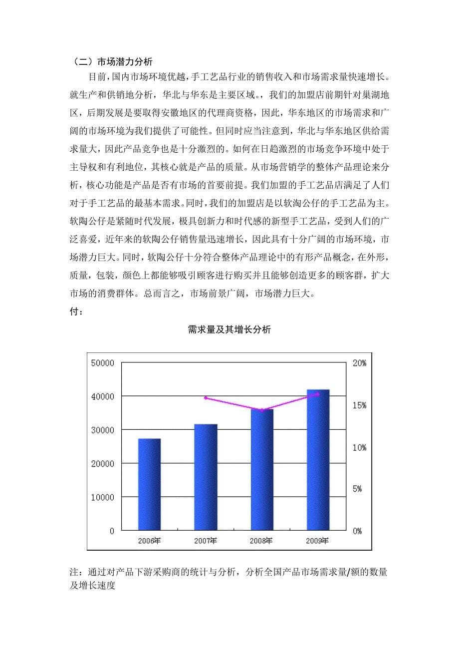 《软陶创业策划书》word版_第5页