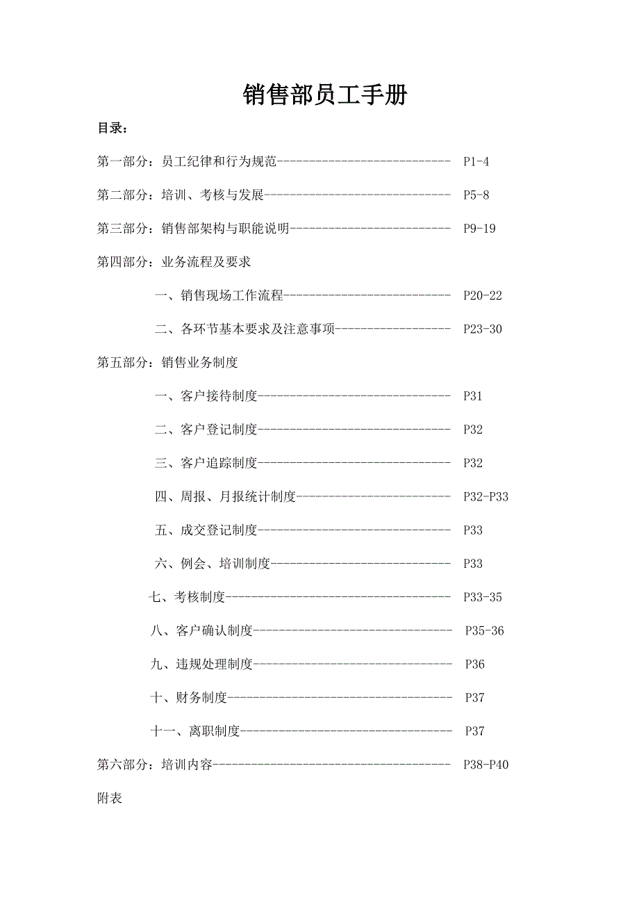 某地产公司销售部员工手册_第1页