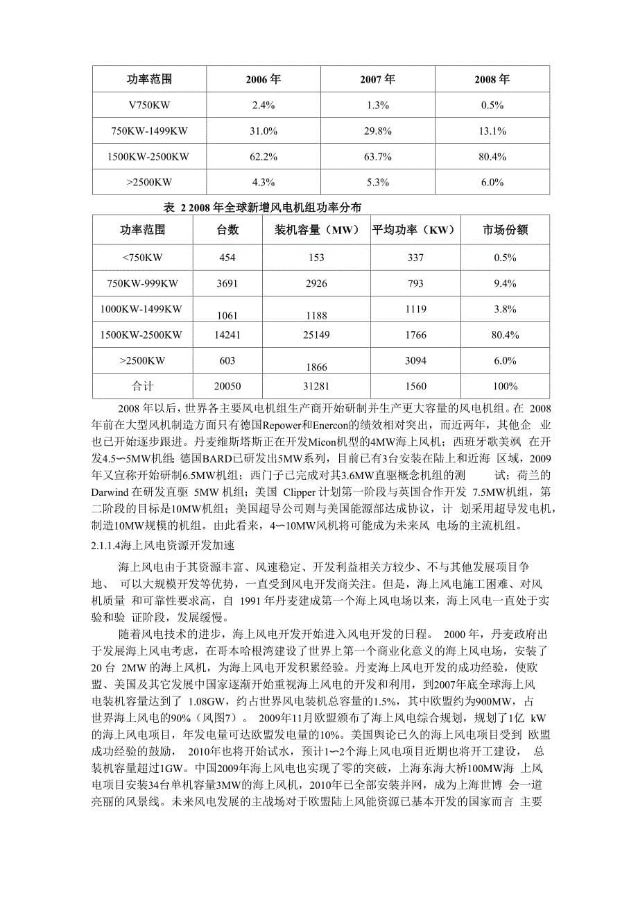 风电发展现状和形势_第5页