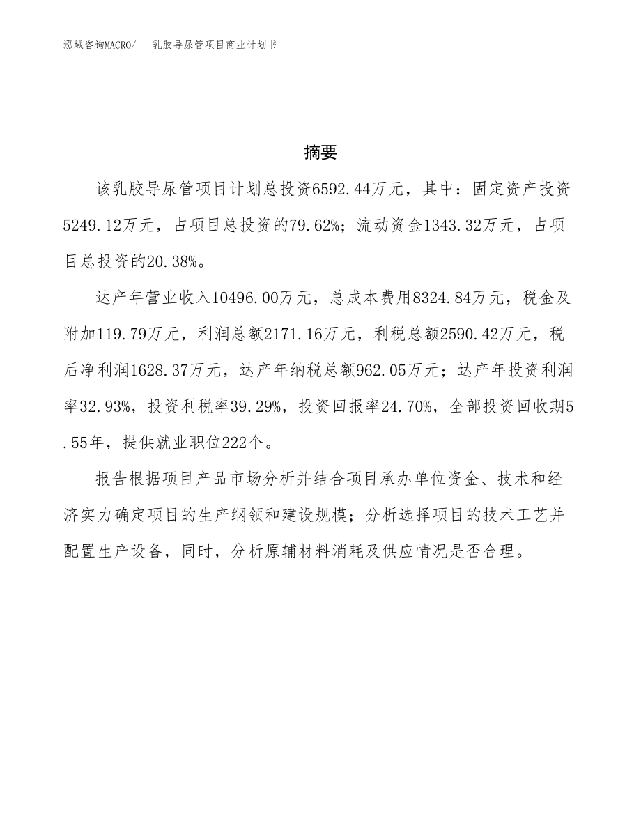 乳胶导尿管项目商业计划书参考样本.docx_第3页