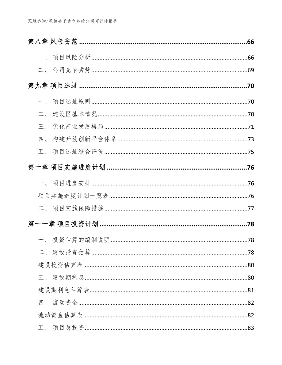 承德关于成立腔镜公司可行性报告（范文参考）_第4页