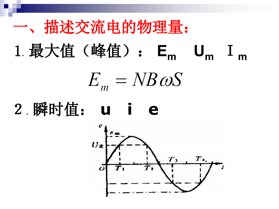 【物理】52《描述交变电流的物理量》精品课件（新人教版选修3-2）_第2页