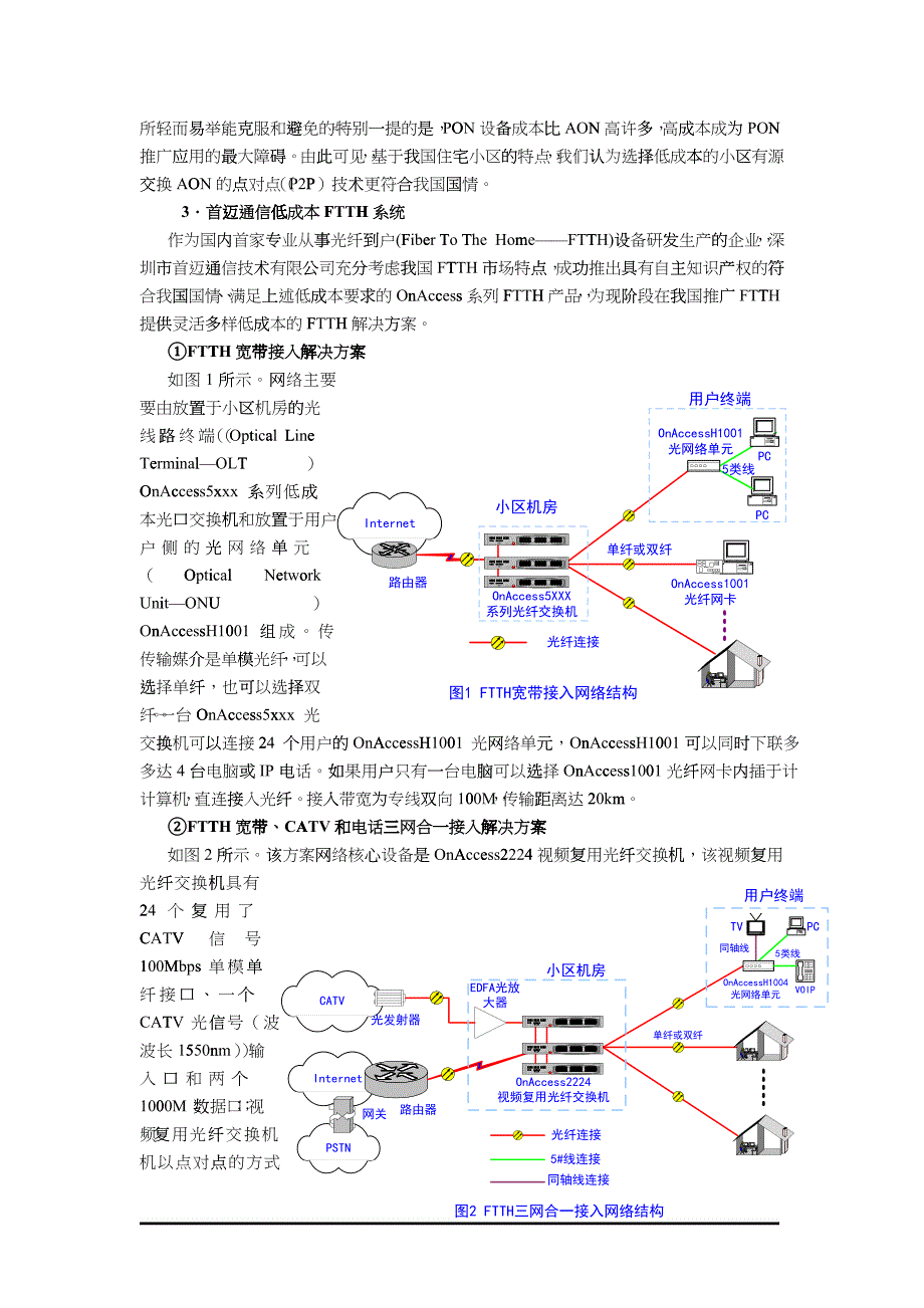 低成本光纤到户(FTTH)解决方案_第2页