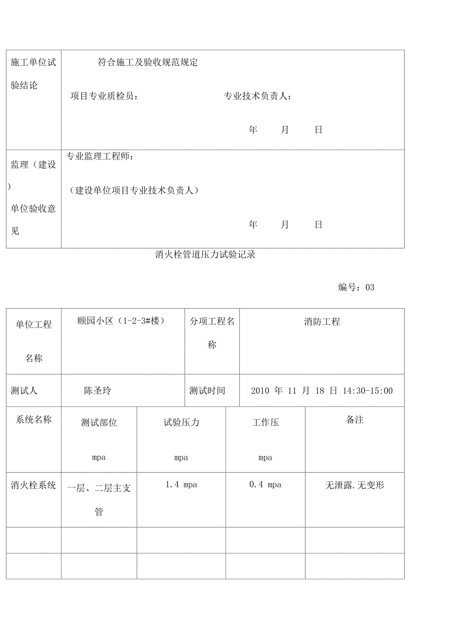 消防管道压力试验记录_第3页