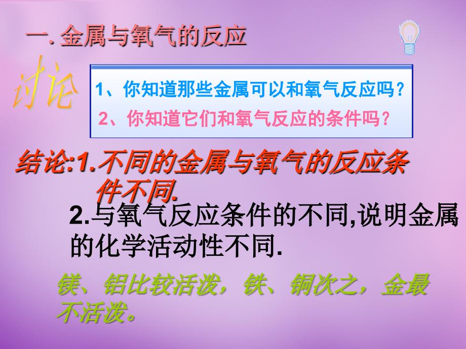 最新人教五四制初中化学九上《9课题2 金属的化学性质》PPT课件 20_第3页