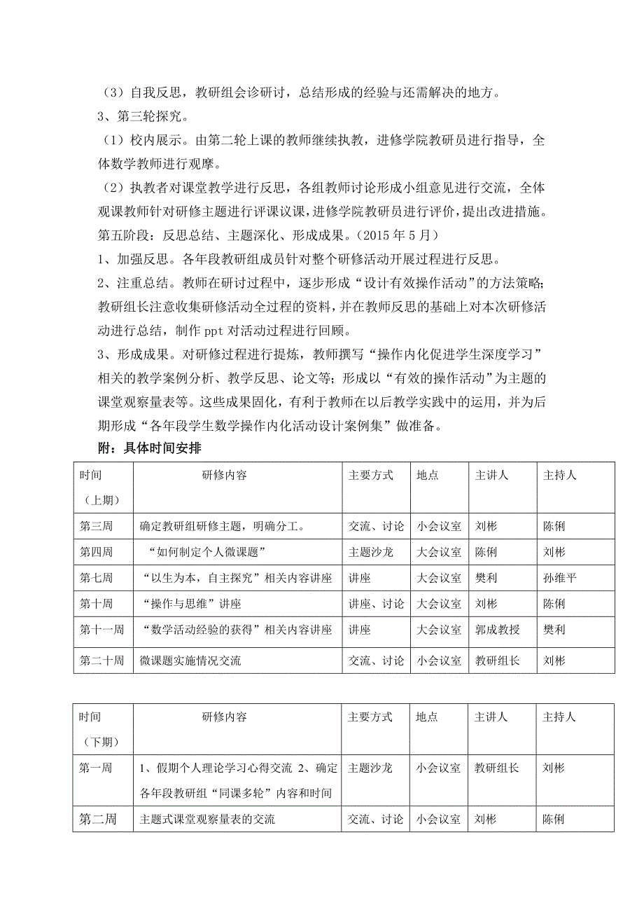 “操作内化促进学生深度学习”校本研修方案.doc_第4页