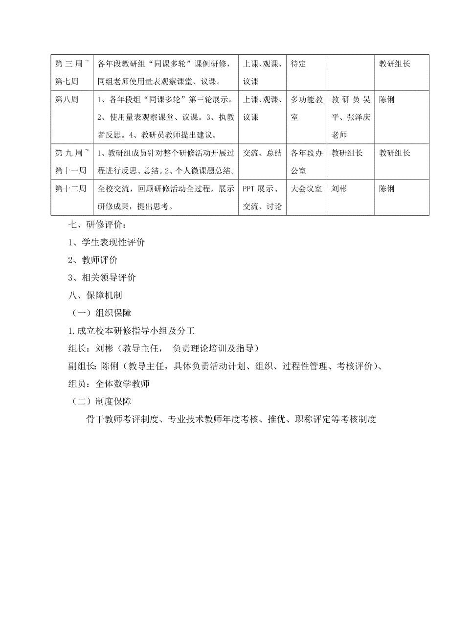 “操作内化促进学生深度学习”校本研修方案.doc_第5页