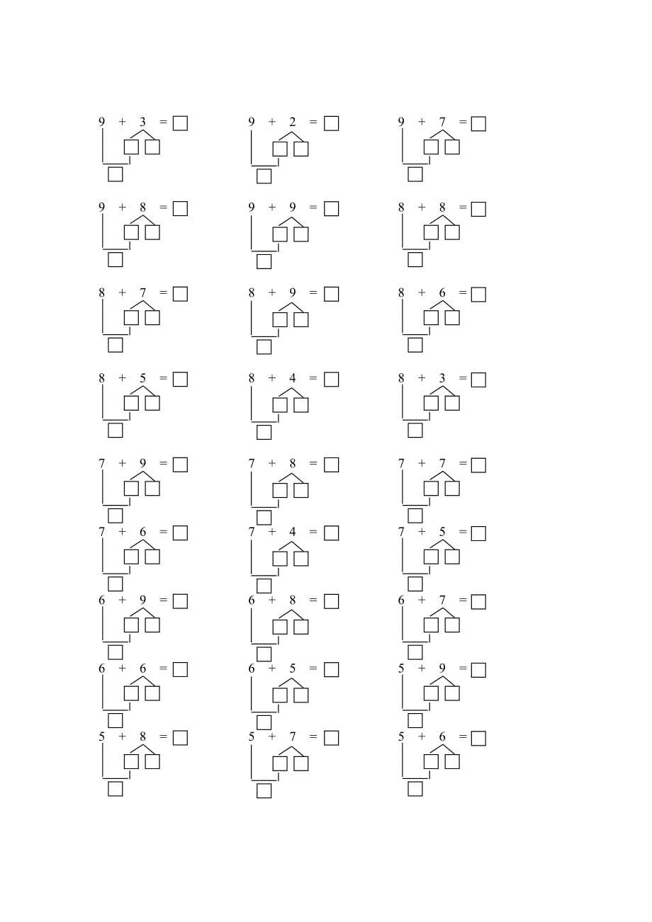 凑十法练习题全部.doc_第5页