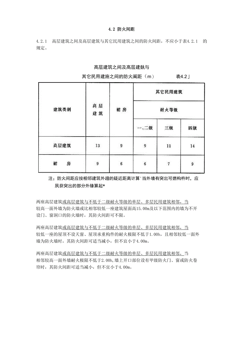 高层防火间距_第1页