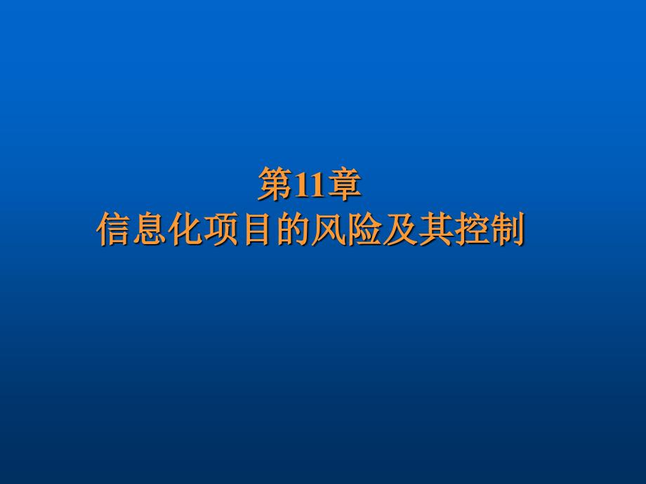 信息化项目的风险及其控制.ppt_第1页