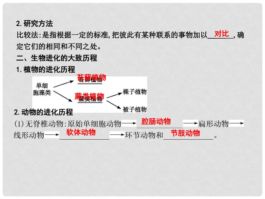 八年级生物下册 第七单元 第三章 第二节 生物进化的历程课件 （新版）新人教版_第3页