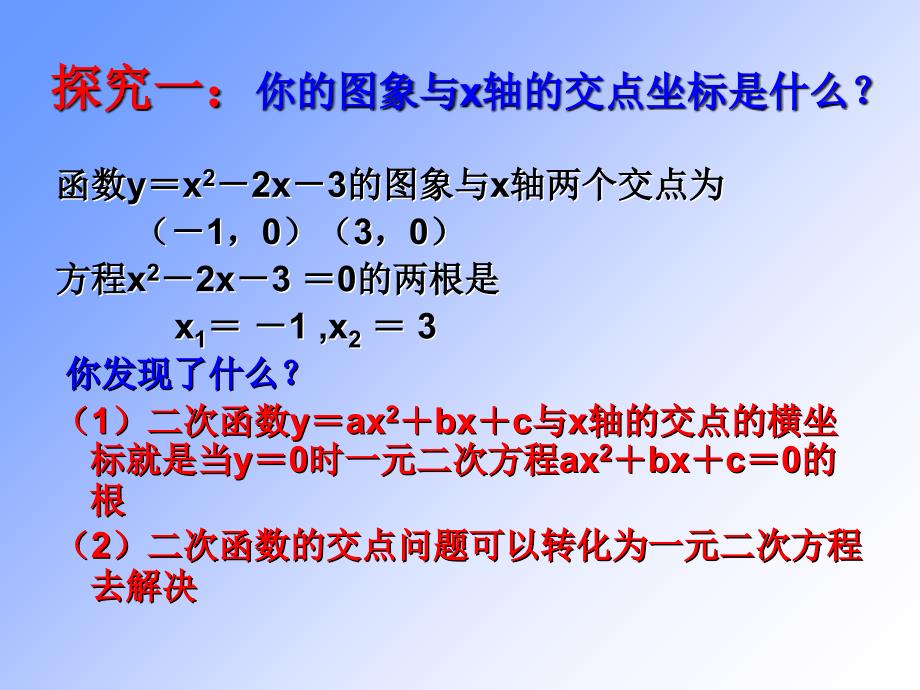 初中数学二次函数与一元二次方程_第4页