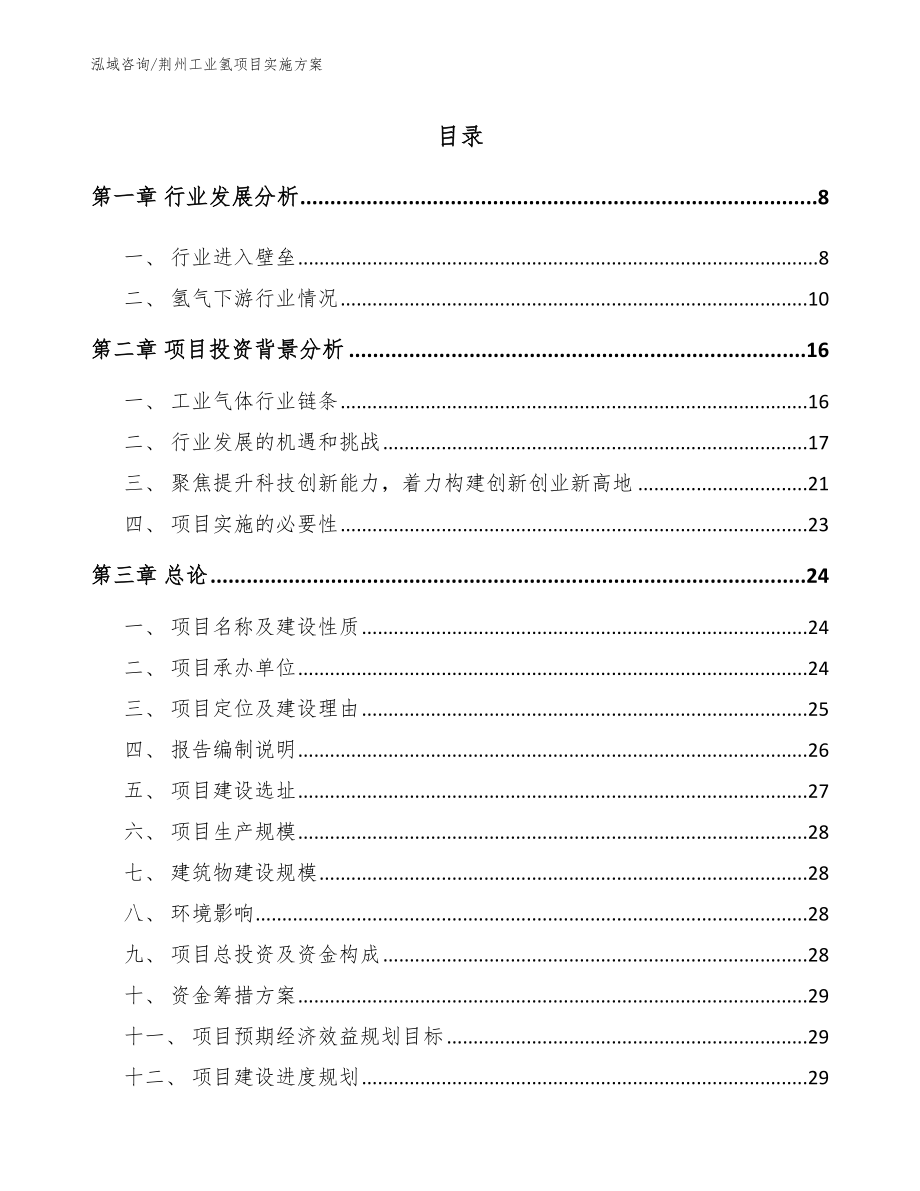 荆州工业氢项目实施方案_第2页