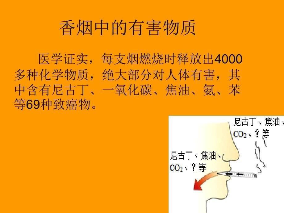 健康教育吸烟有害健康四3班主题班会讲解_第5页