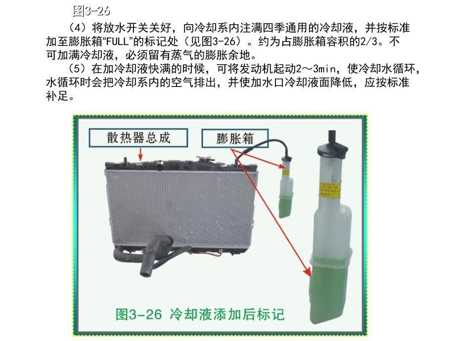 第二节 发动机冷却系统的保养与维护_第5页