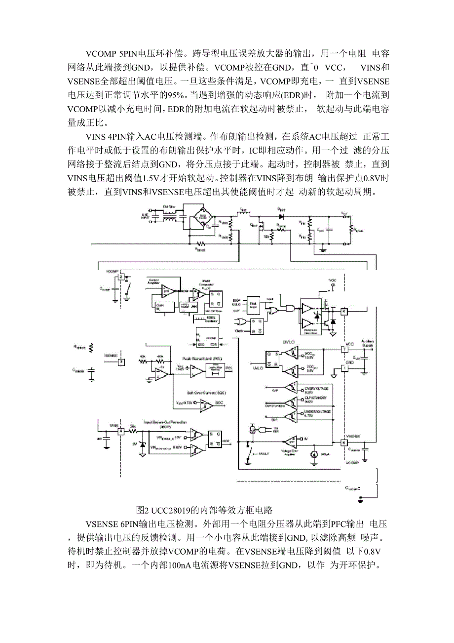 输出大功率的CCM型PFC控制器UCC28019_第2页