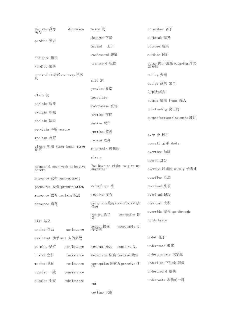 记单词——英语常用单词(精品)_第3页