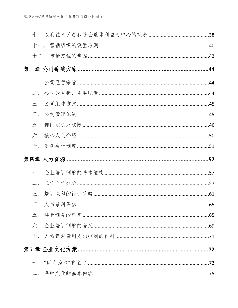 孝感输配电技术服务项目商业计划书【参考模板】_第2页