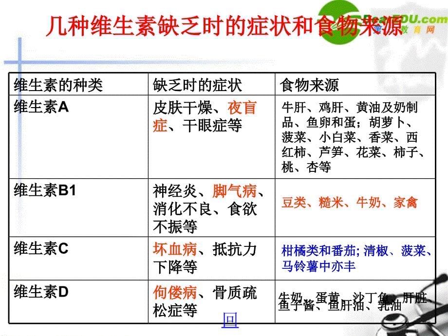 七年级生物下册人体的营养复习课件_第5页