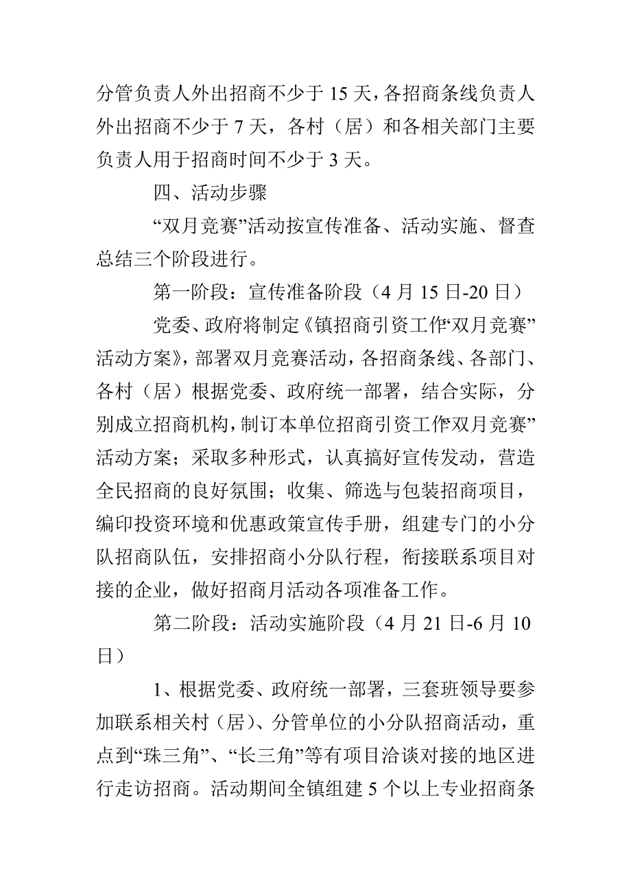 招商引资双月竞赛活动方案3篇_第3页