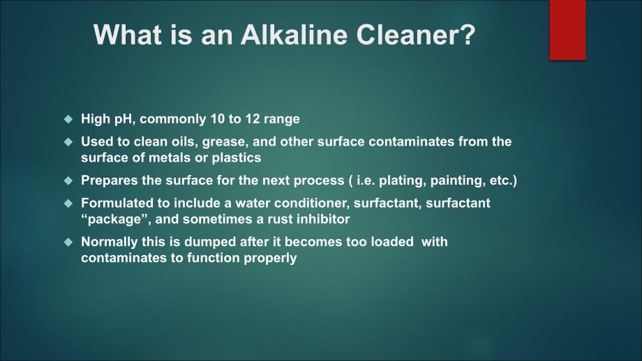 A Technology to Recycle and ReUse Alkaline Cleaners：一个循环再重新使用碱性清洁剂术_第2页