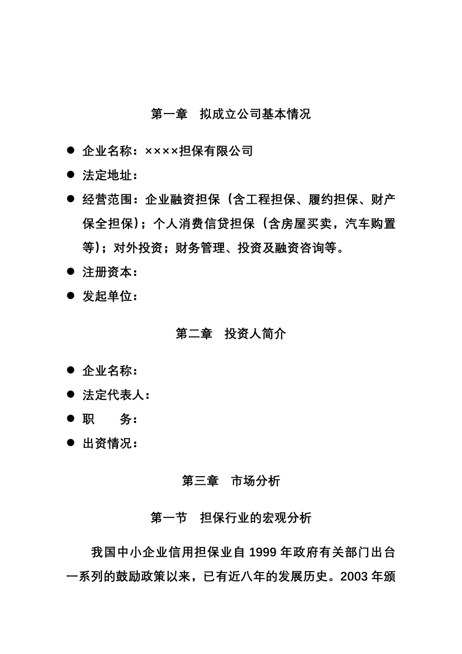 担保公司可行性研究报告_第2页