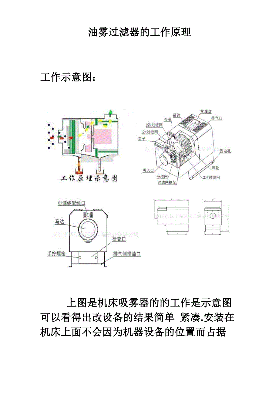 水雾粉尘油雾分离器_第1页