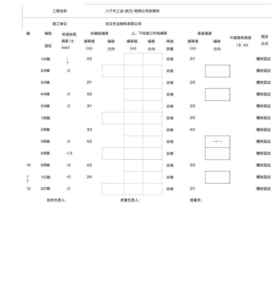 钢结构资料模板_第5页