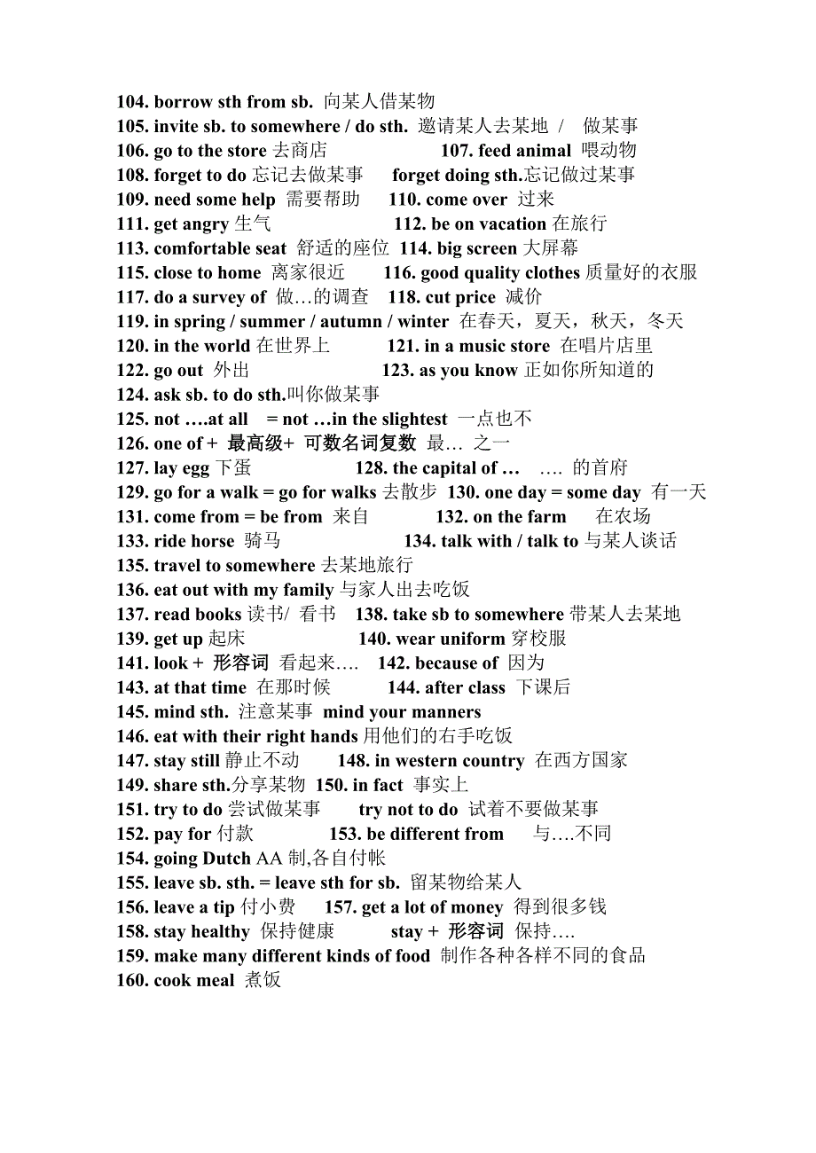 仁爱英语八年级上册短语.doc_第4页