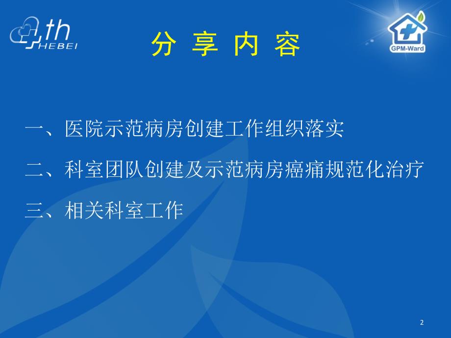 癌痛示范病房建设经验 ppt课件_第2页