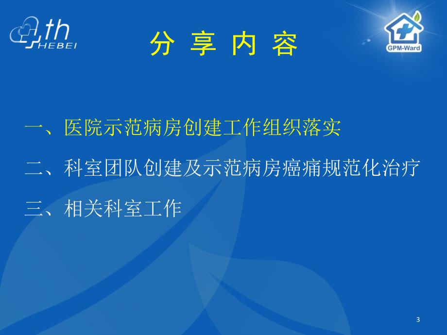 癌痛示范病房建设经验 ppt课件_第3页