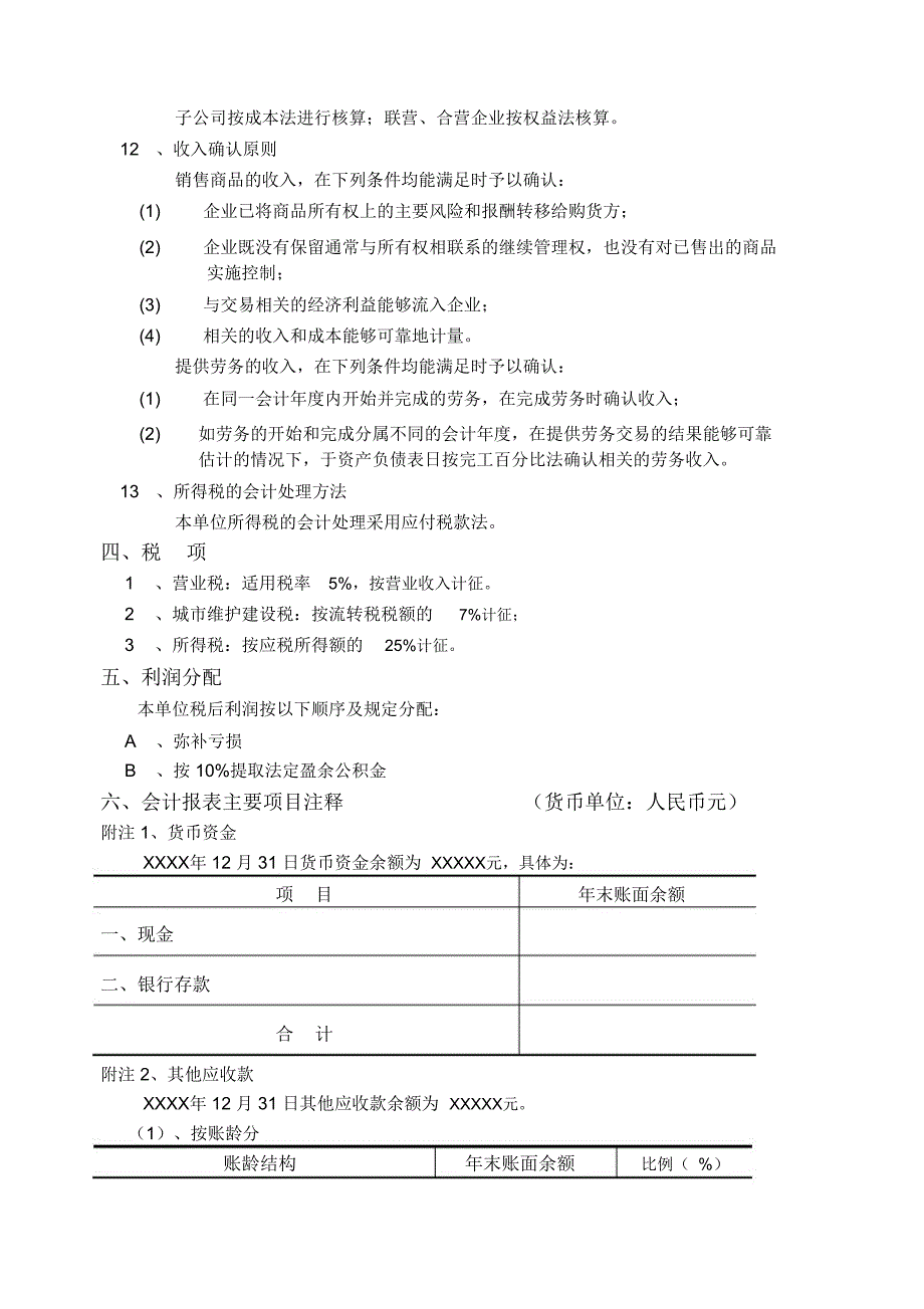 审计报告会计报的表附注说明新_第3页