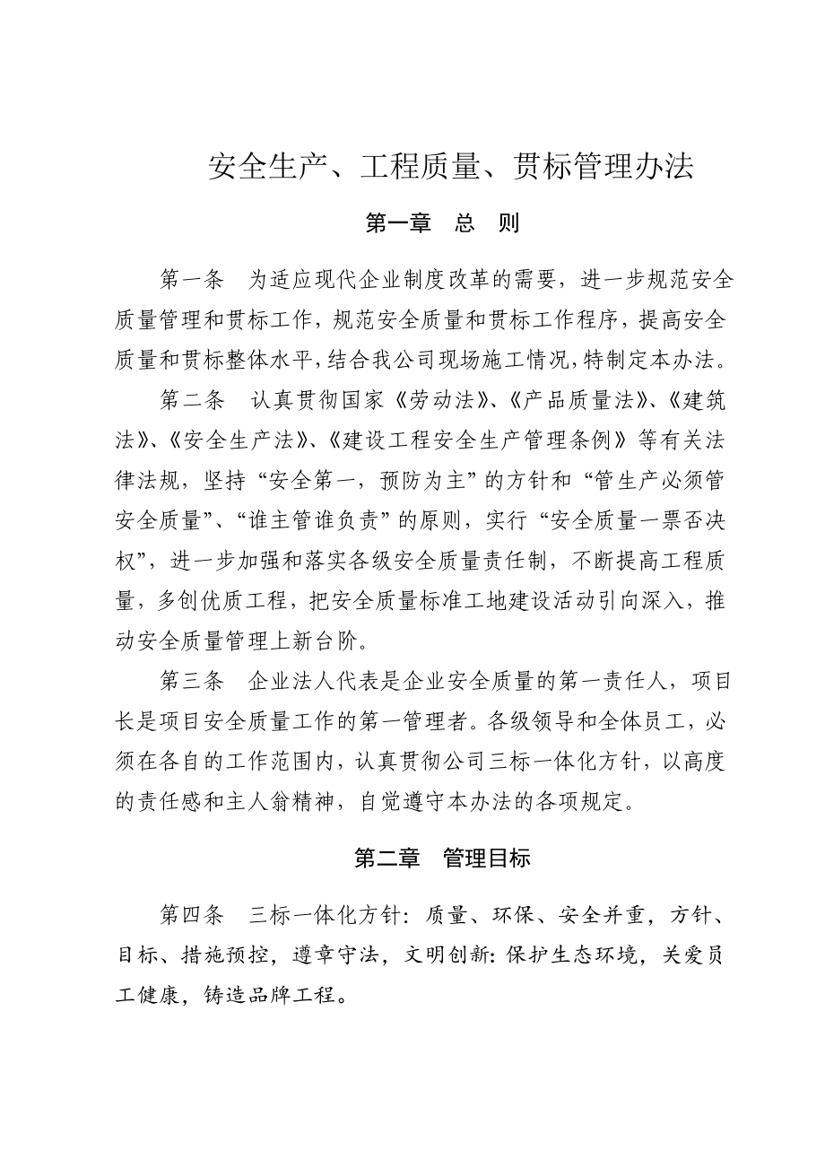 安全生产、工程质量、贯标管理办法.docx_第2页