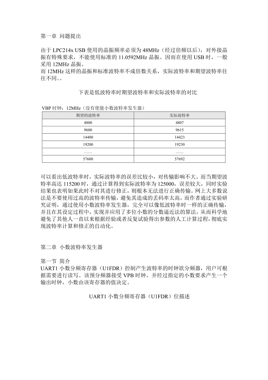 LPC2148串口高波特率通信解决方案.doc_第1页