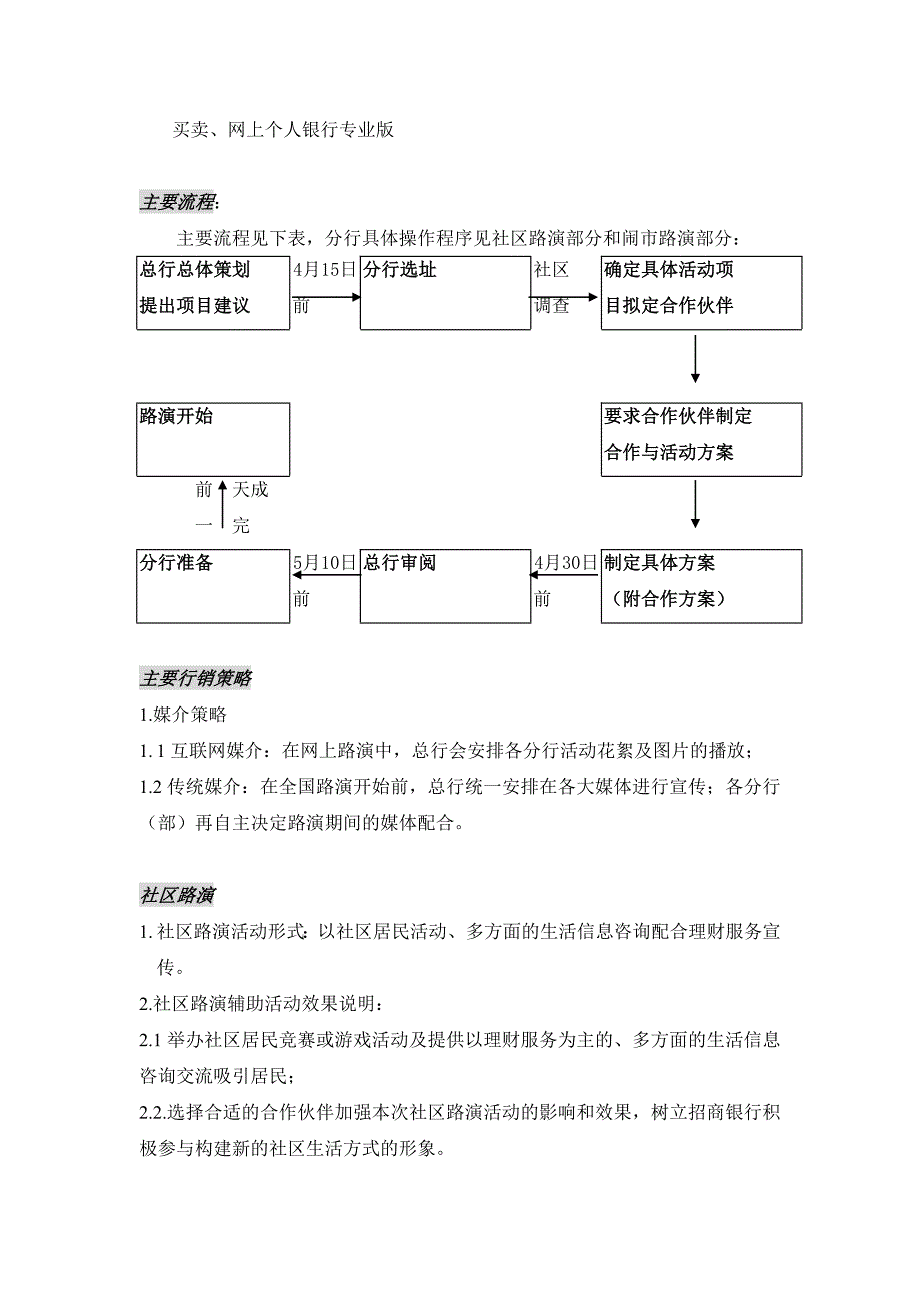 个人理财服务实地路演方案_第3页